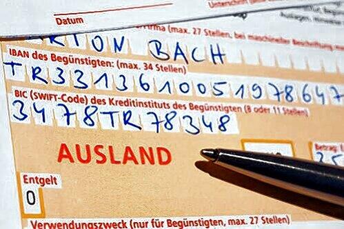 Mit dem neuen Abkommen werden Auslandsüberweisungen erfasst.