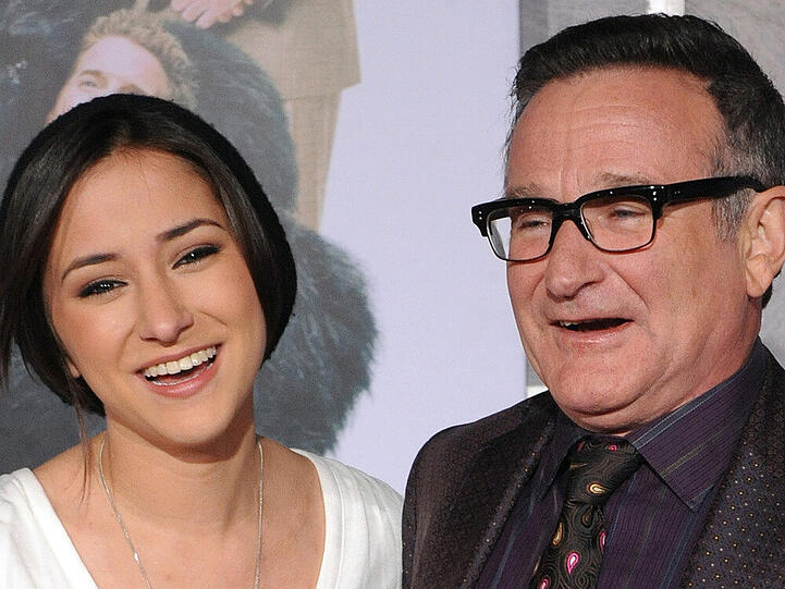 Noch glücklich vereint: Robin Williams und seine Tochter Zelda 2009 bei einer Veranstaltung in Los Angeles