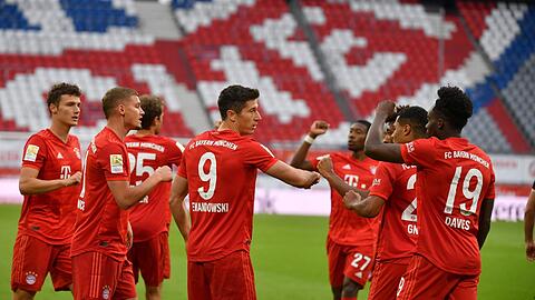 Die Bayern hatten mit Fortuna Düsseldorf keinerlei Probleme.