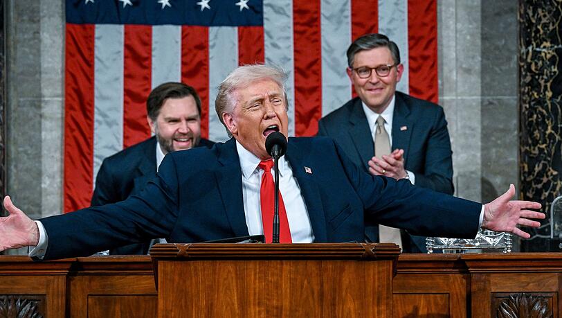 Trump hält Rede zur Lage der Nation vor dem Kongress. Trump hält Rede zur Lage der Nation vor dem Kongress.