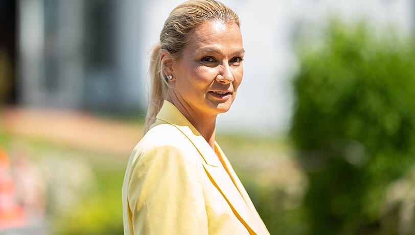 Franziska van Almsick spricht über veränderte Prioritäten nach der Geburt ihrer Söhne. Franziska van Almsick spricht über veränderte Prioritäten nach der Geburt ihrer Söhne.