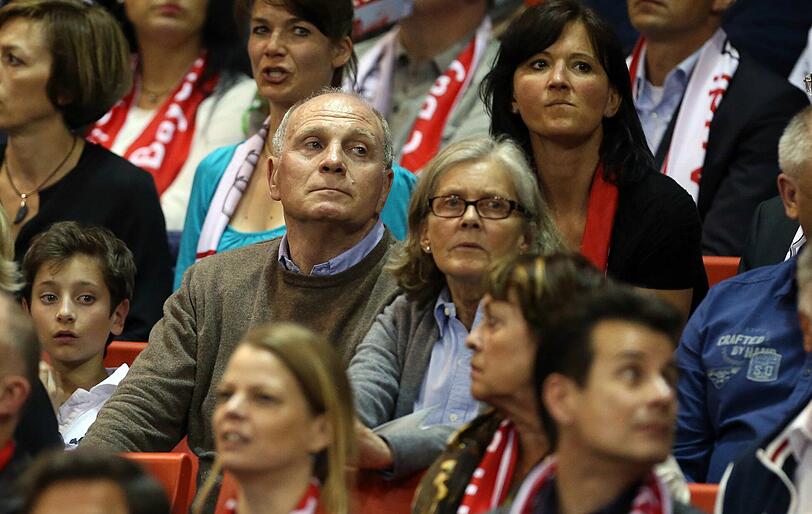 Am Freitagabend war Uli Hoeneß im Audi Dome bei den Basketballern des FC Bayern