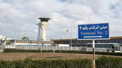 Der Flughafen der syrischen Hauptstadt Damaskus: Hier kam es zu den Explosionen.