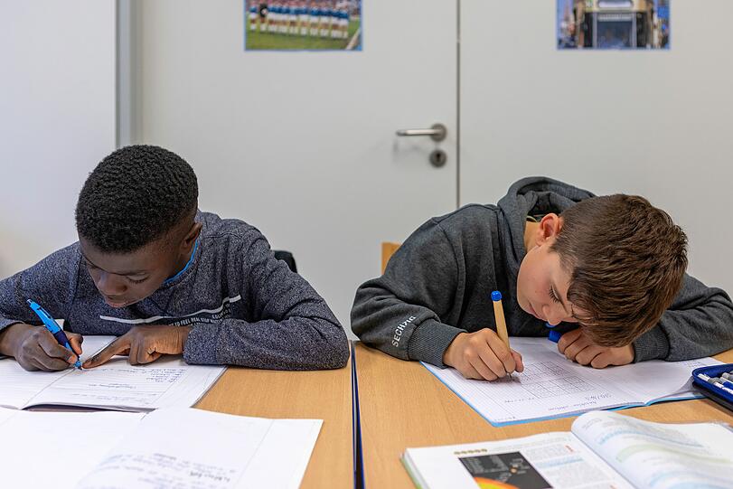 Auch auf die schulische Ausbildung wird beim TSV 1860 viel Wert gelegt.