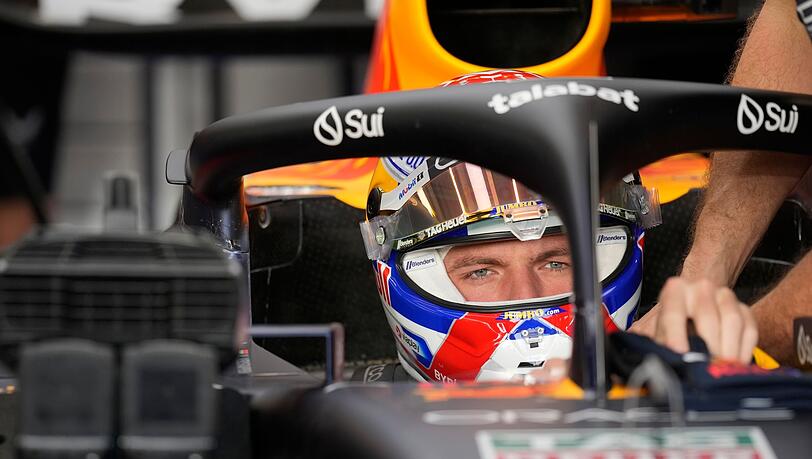 Red-Bull-Pilot Max Verstappen in Aktion.
