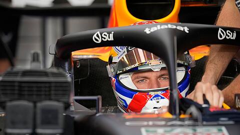 Red-Bull-Pilot Max Verstappen in Aktion.