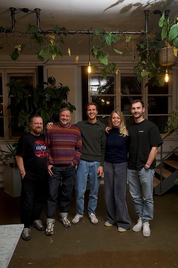 Der neue und alte Vorstand des Vereins (v.l.): Andreas Klimmer, Daniel Belen, Nico Walz, Lisa Springer und Nik Wiedenzarter.