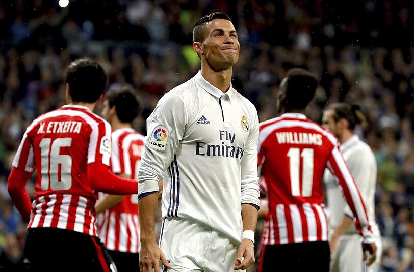 Erst vier Treffer in dieser Saison Cristiano Ronaldo.