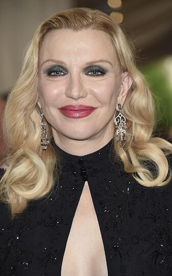 Flop: Courtney Love mit zu viel Make-up