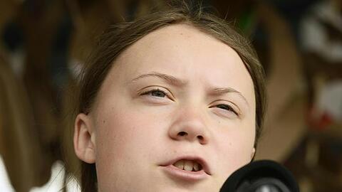 Greta Thunberg protestiert seit August 2018 regelmäßig vor dem Reichstag in Stockholm dafür, dass Schweden mehr für den Klimaschutz tut.