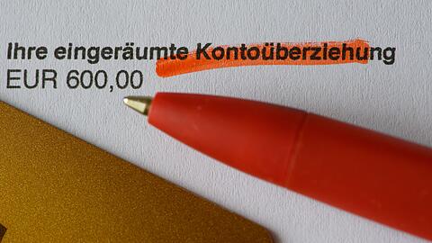 Die Frage einer Deckelung von Dispo-Zinsen wird in dem Entwurf nicht thematisiert. (Symbolbild)
