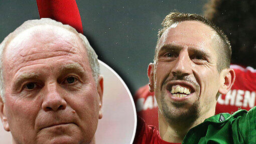 Für den Franzosen ist Hoeneß ein Ziehvater, Ribéry hat sowohl zu ihm als auch zu dessen Frau Susi einen engen Kontakt. Für den Franzosen ist Hoeneß ein Ziehvater, Ribéry hat sowohl zu ihm als auch zu dessen Frau Susi einen engen Kontakt.