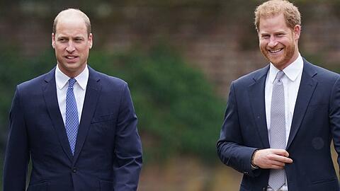 Herrscht wieder Frieden zwischen Prinz William (li.) und Prinz Harry?