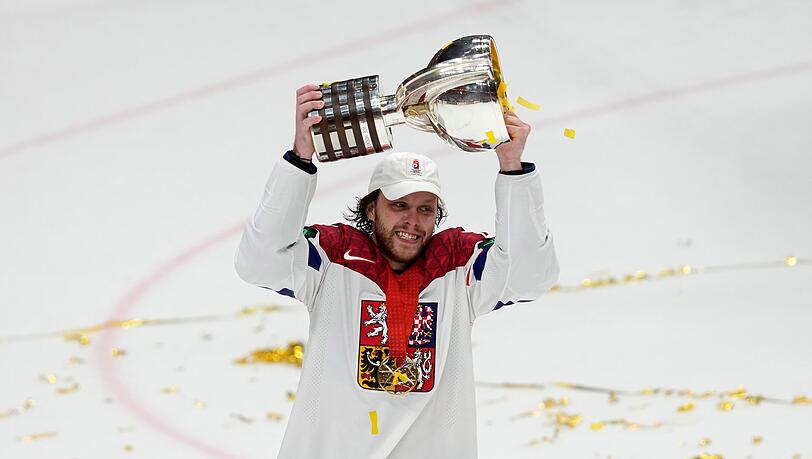 Weltmeister wurde Tschechiens Torj&auml;ger David Pastrnak bereits. (Archivbild)