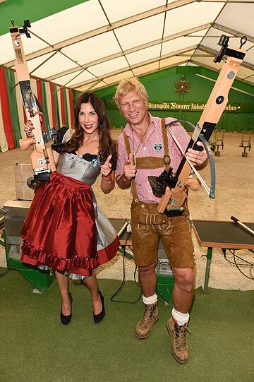 Alexandra Polzin mit Mann Gerhard Leinauer