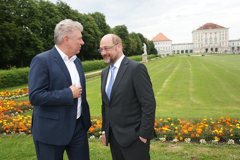 Martin Schulz war am Montag auch in München.