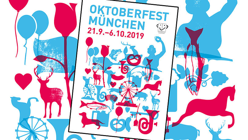 So sieht das Wiesnplakat 2019 aus. So sieht das Wiesnplakat 2019 aus.