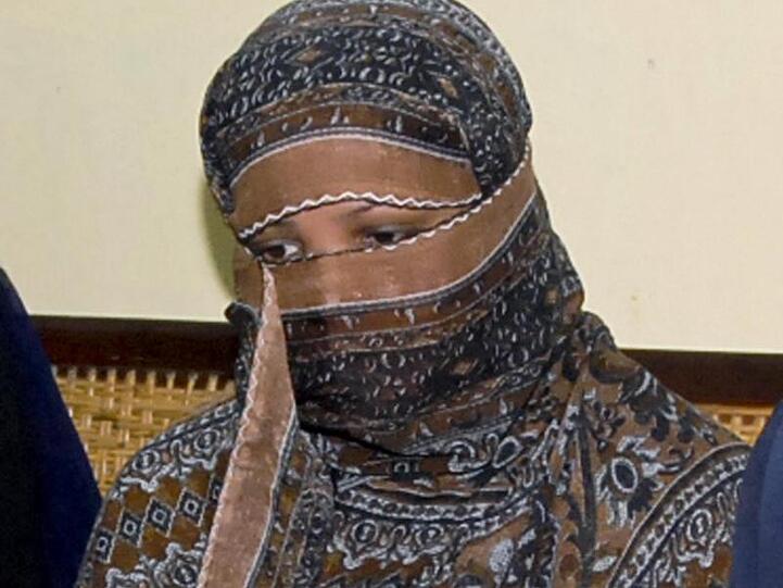 Die pakistanische Christin Asia Bibi bei ihrer Anhörung in einem Gefängnis in Sheikhupura im Jahr 2010.