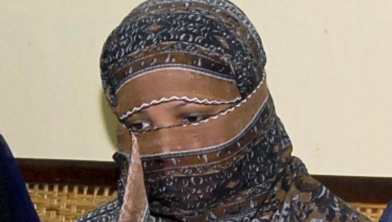 Die pakistanische Christin Asia Bibi bei ihrer Anhörung in einem Gefängnis in Sheikhupura im Jahr 2010. Die pakistanische Christin Asia Bibi bei ihrer Anhörung in einem Gefängnis in Sheikhupura im Jahr 2010.
