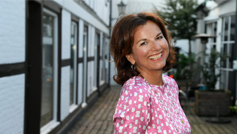 Claudia Obert im Juli bei einem Auftritt in Hamburg.