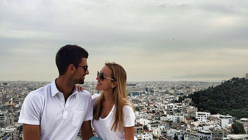 Verliebt, verlobt und bald verheiratet: Novak Djokovic und Jelena Ristic Verliebt, verlobt und bald verheiratet: Novak Djokovic und Jelena Ristic