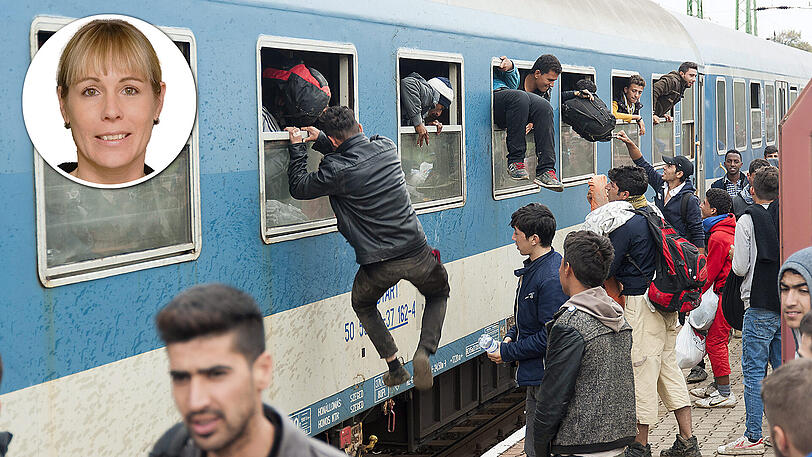 Anfang September 2015 kommen Zehntausende Migranten mit dem Zug am Münchner Hauptbahnhof an.