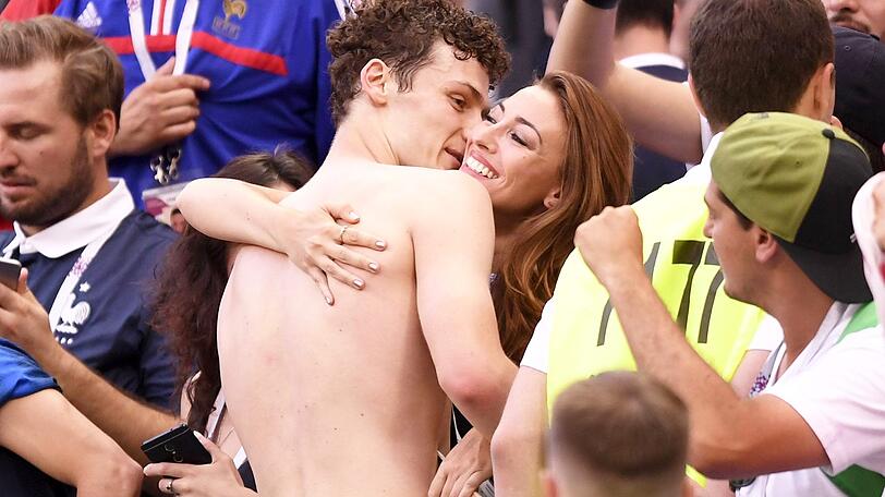 In Frankreich selbst ein Star: Model Rachel Legrain-Trapani, Freundin von Benjamin Pavard.