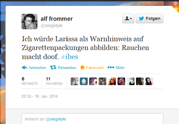 Die Tabaklobby protestiert.