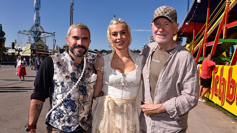 Marc Terenzi, Verena Kerth und Frederic von Anhalt bei der sexxes-Wiesn Marc Terenzi, Verena Kerth und Frederic von Anhalt bei der sexxes-Wiesn