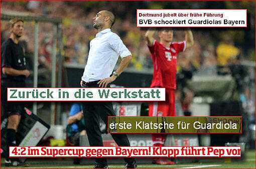 Das schreiben die deutschen Medien über den 4:2-Erfolg des BVB im Supercup.