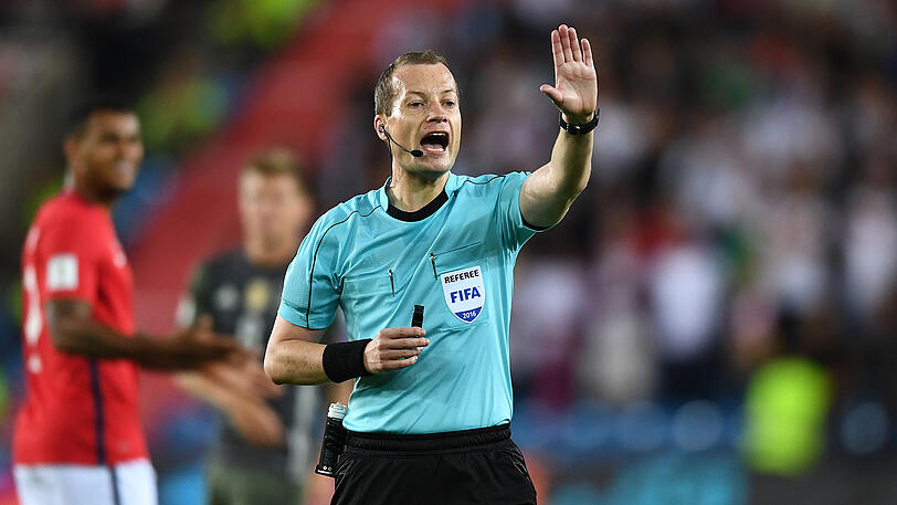 William Collum war der Unparteiische beim Freundschaftsspiel der deutschen Nationalmannschaft gegen Spanien.
