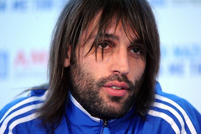 Der griechische Angreifer Samaras.
