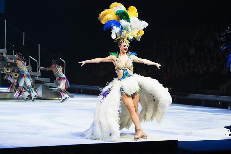 Heiße Show auf dem Eis: "Platinum" ist in der Olympiahalle zu sehen.