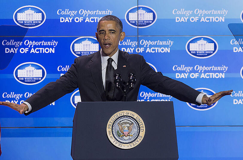 Schon im Vorfeld seiner "State-of-the-Union"-Rede hagelte es herbe Kritk für US-Präsident Obama.