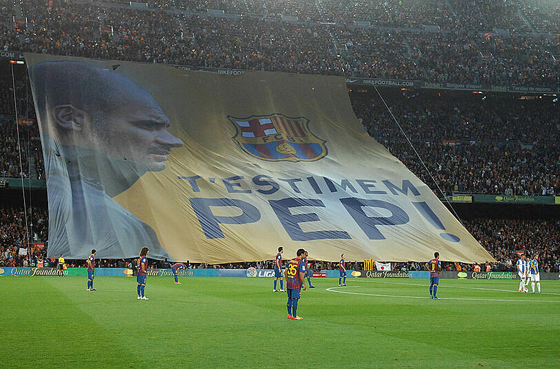 Emotionale Reise zurück nach Barcelona: 2012 verabschieden sich die Fans von ihrem Trainer.