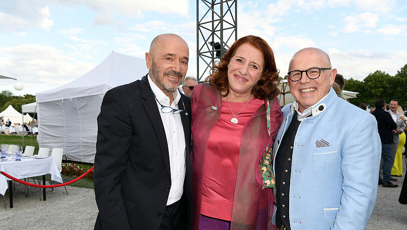 Sch&ouml;nes Wiedersehen: Christian Neureuther, Luise Kinseher und J&uuml;rgen Kirner