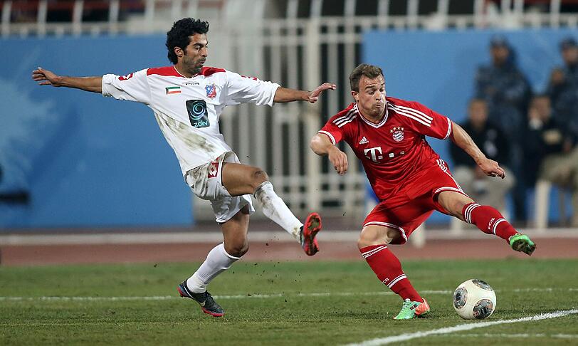 Xherdan Shaqiri zeigt wo's lang geht.