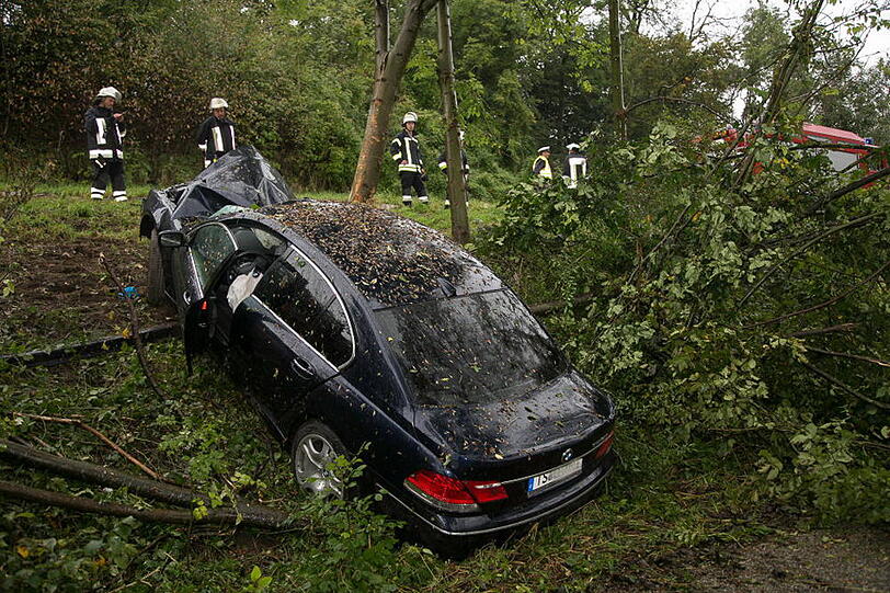 Schwerer Unfall im Landkreis Traunstein.