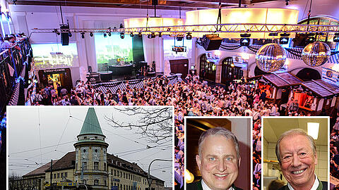 Edi Reinbold (r.) übernimmt den Löwenbräukeller, den Christian Schottenhamel derzeit führt.