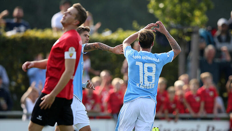 Das Hinspiel gegen Tabellenschlusslicht Unterföhring gewannen die Löwen 3:0.