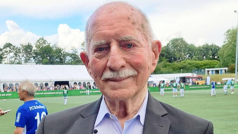 Werner Hansch am Pfingstmontag in Gelsenkirchen.