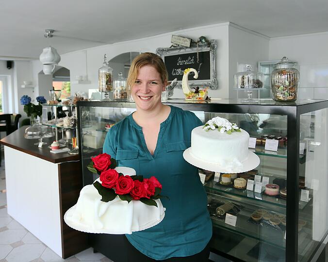 Erst Köchin, dann Konditorin, dann Chefin: Natalie Bayer in ihrem Chef in the City in Thalkirchen.