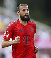 Abwehrspieler des FC Bayern: Noussair Mazraoui. Abwehrspieler des FC Bayern: Noussair Mazraoui.