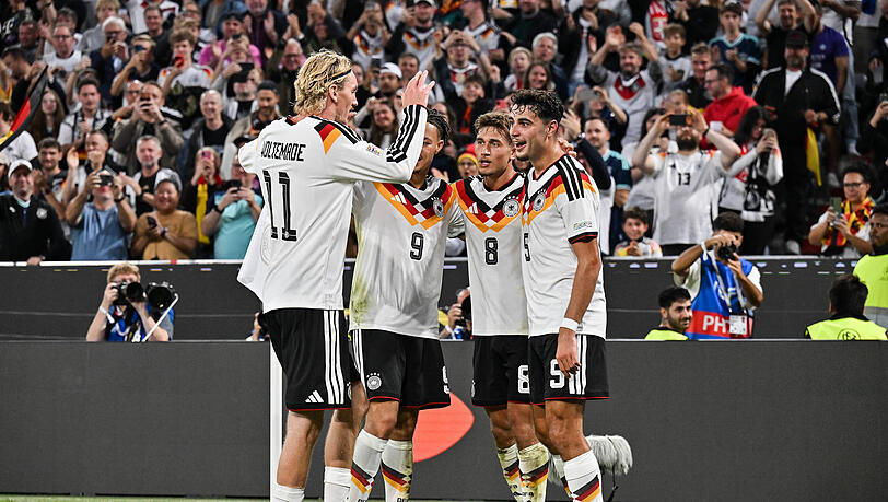 Traf zum 1:0 für Deutschland: Bayerns Tom Bischof. Traf zum 1:0 für Deutschland: Bayerns Tom Bischof.