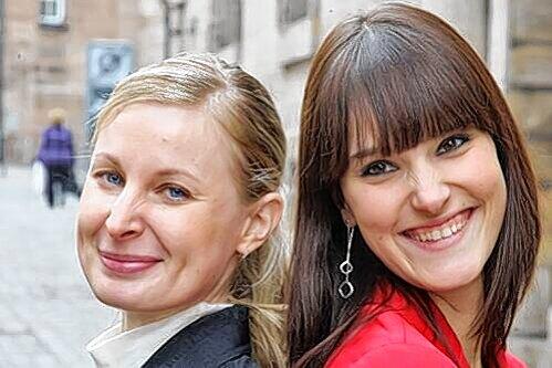 Die neuen Gesichter der Nürnberger CSU: Die Geschäftsführerinnen Alexandra Voigt (links) und Tanja Sterian.