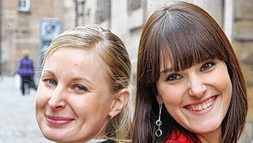 Die neuen Gesichter der Nürnberger CSU: Die Geschäftsführerinnen Alexandra Voigt (links) und Tanja Sterian.
