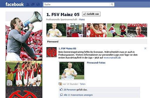 Platz 16 mit 39.349 Facebook-Fans: FSV Mainz 05