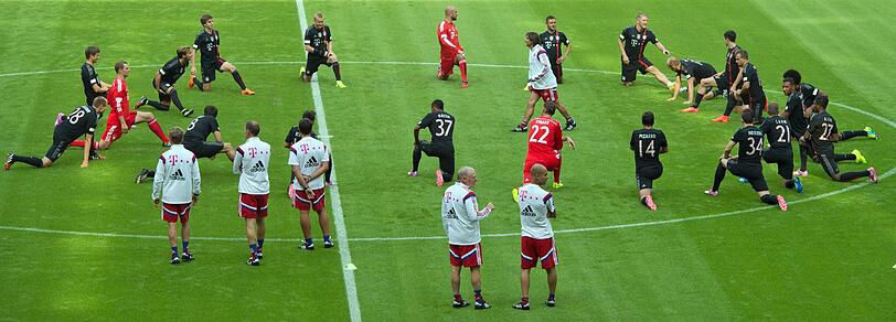Die Bilder von der Team-Präsentation der Bayern.