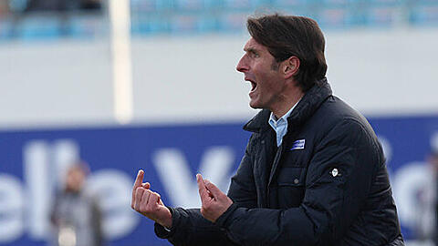 Extrem angefressen: Trainer Bruno Labbadia auf St. Pauli.