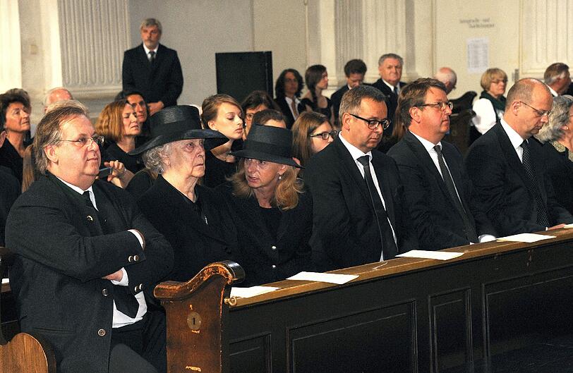 Das Requiem für Münchens ehemaligen OB Erich Kiesl: Die Bilder von der Trauerfeier